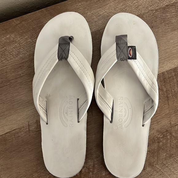 Rainbow sandals leather thong flip flops - Picture 1 of 7